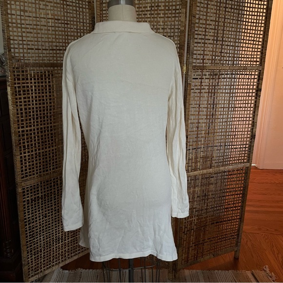 EUC Djerf Avenue by Matilda Djerf Getaway Dress in White Cream Off White - Picture 4 of 6